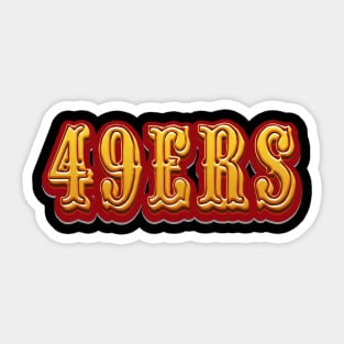 SAN FRANCISCO 49ERS Sticker